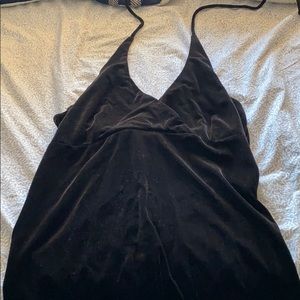 Black evening dress